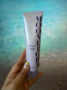 Ariana Grande Moonlight Body Lotion - Pearlescent Lavender with Navy Text